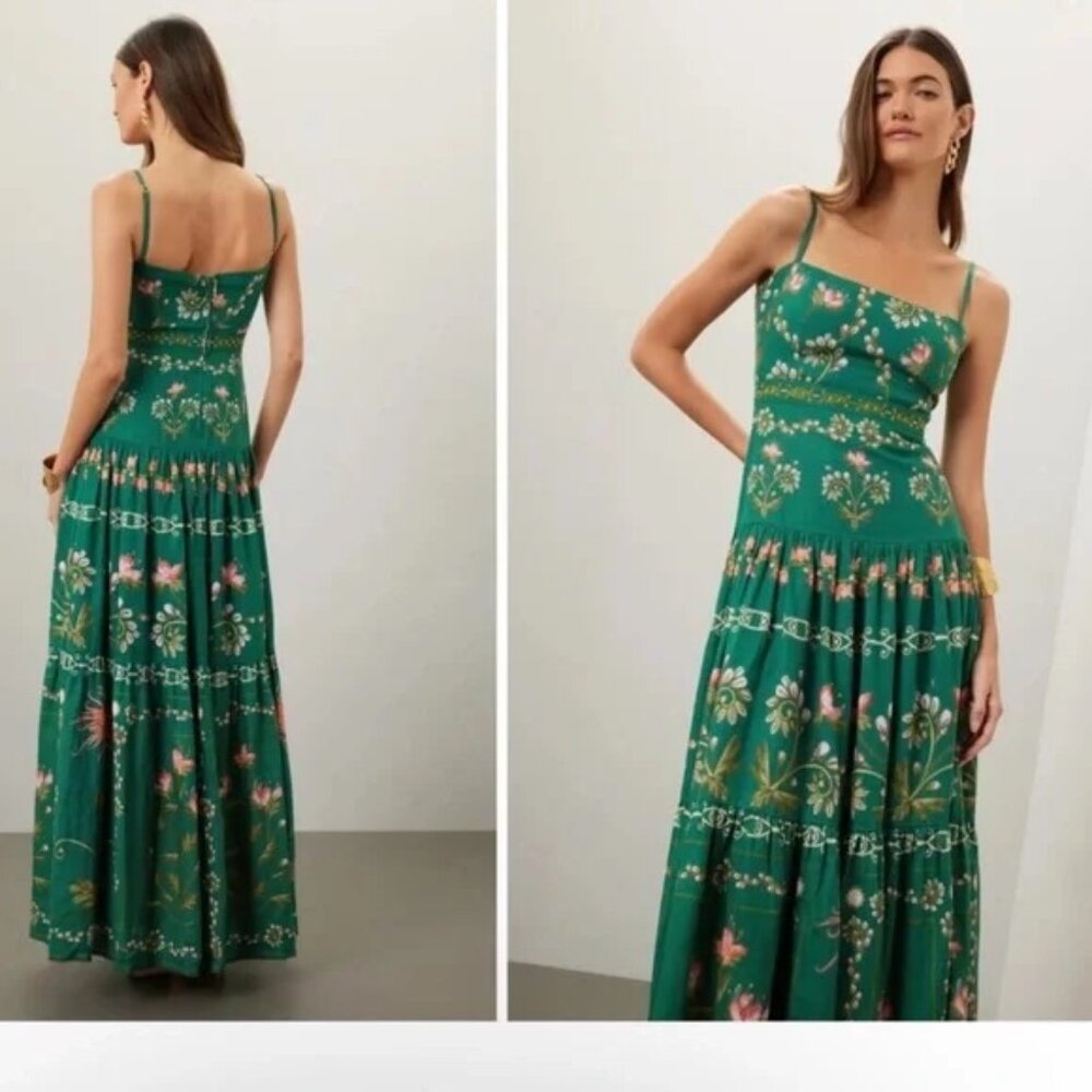 Agua Bendita Lima Esmeralda Dress, L